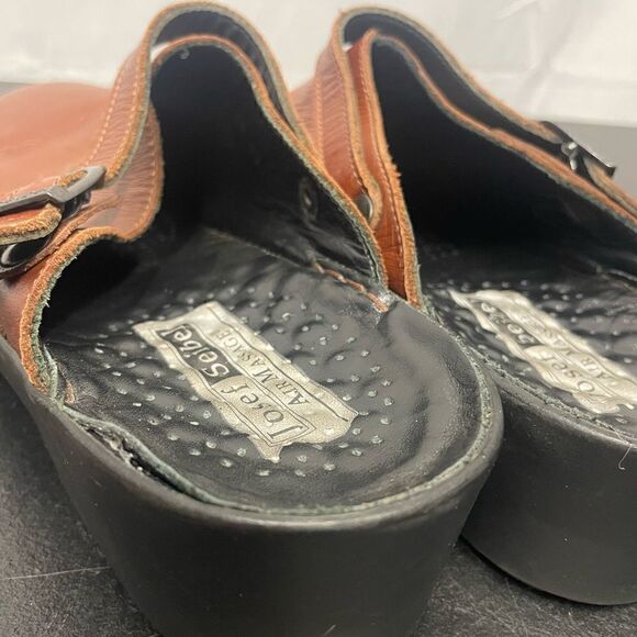 Josef Siebel Air Massage Leather Clogs - Picture 3 of 5